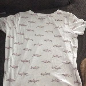 Little pink shark T-shirt